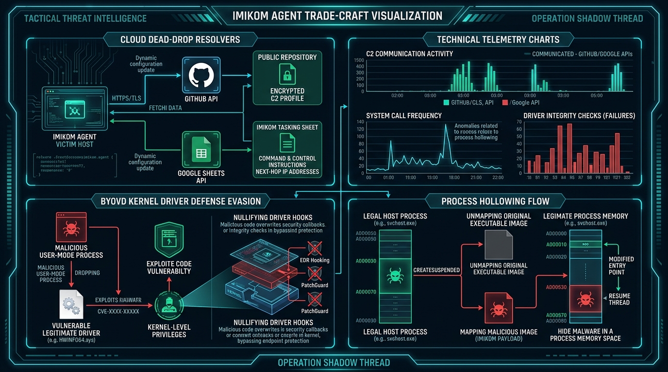Imikom Agent: Analyzing GitHub and Google Sheets Cloud Dead-Drop C2 Tradecraft